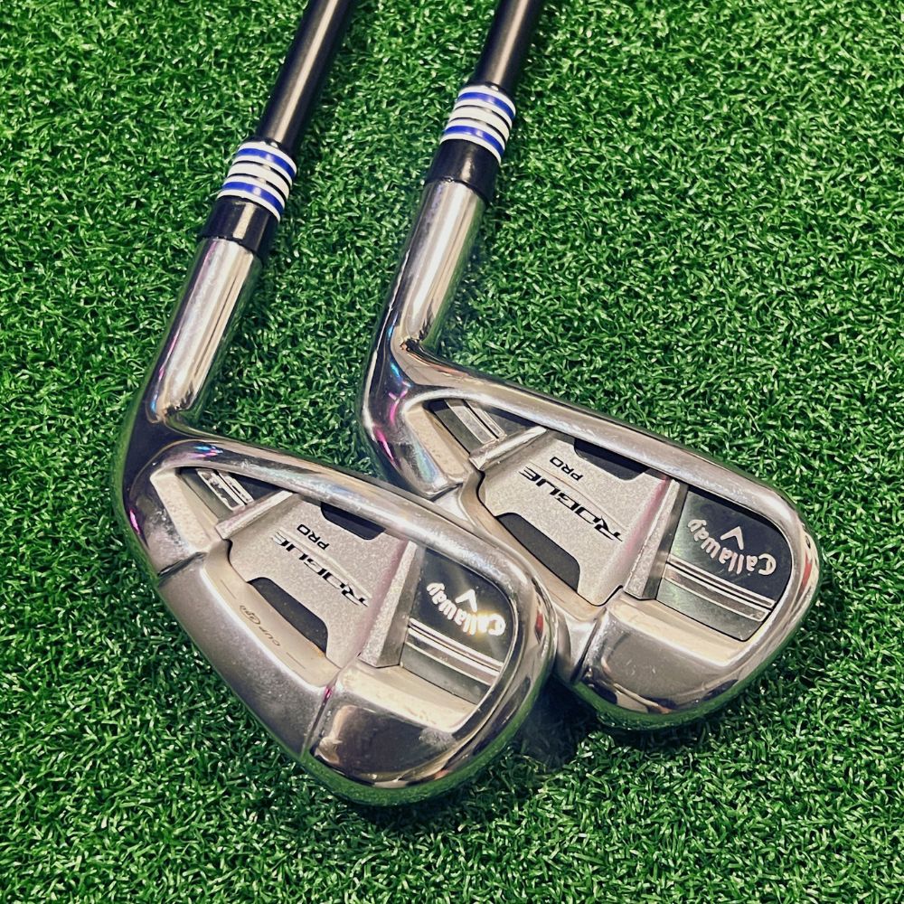 Callaway Rogue Pro irons with new graphite shafts
